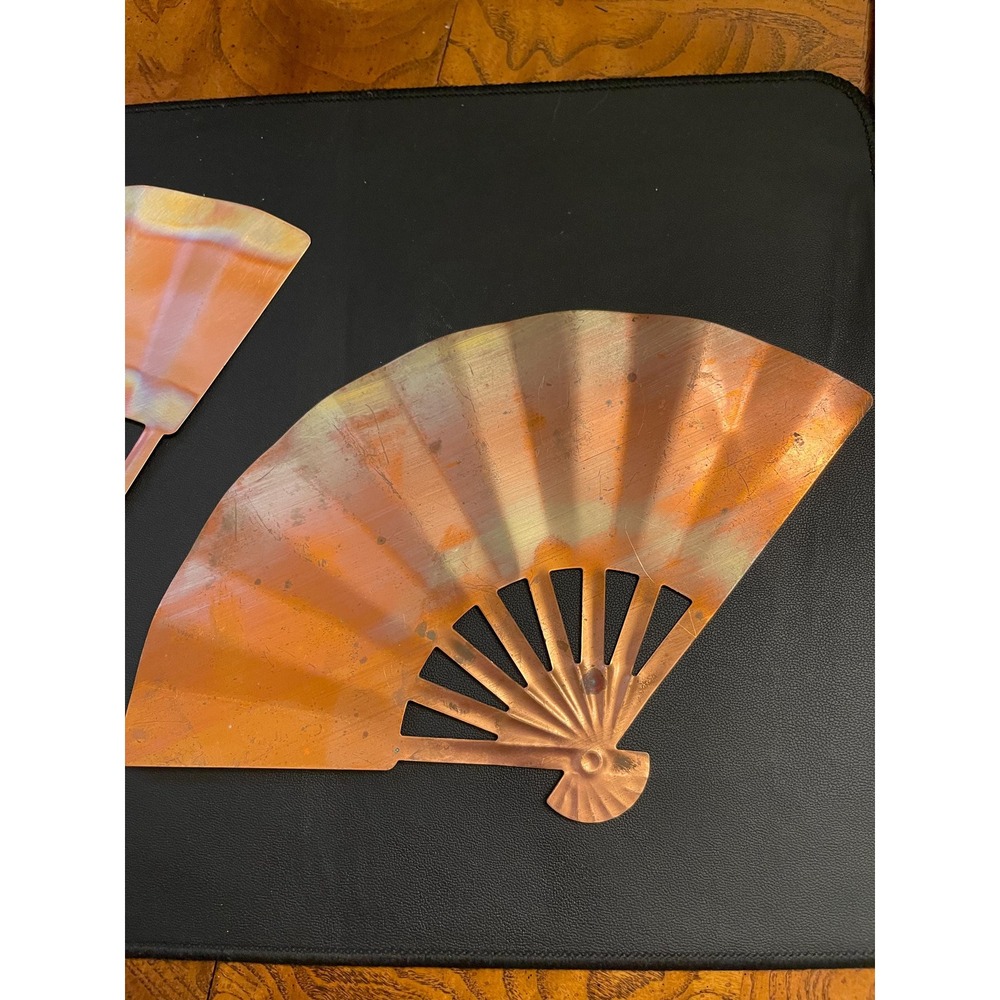 Vintage Copper Wall Fans - MCM - Set of 4